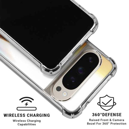 Superman 2025 Man of Steel Ascension Heroic Glow Google Pixel 9 Pro XL Clear Case